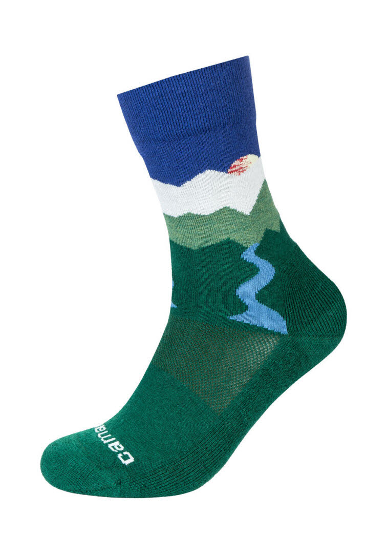 Camano Unisex merino wool trekking Socks 1