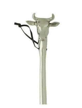 WEISS Accessories Kuh  52 cm, silberfarben