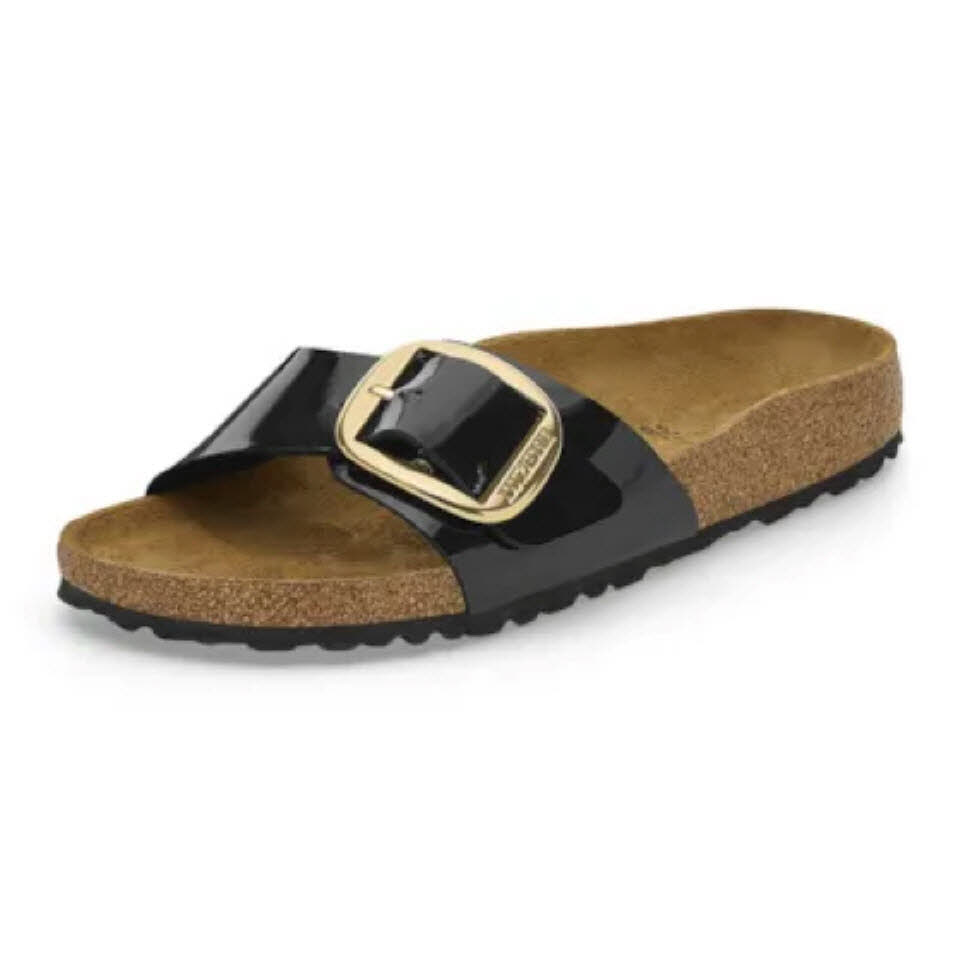 Birkenstock Madrid Big Buckle BF Patent Bl