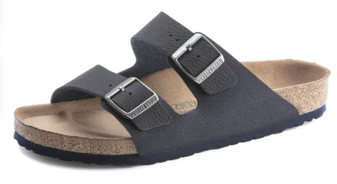 Birkenstock Arizona SYN Desert Dust  Indigo Blue VEG