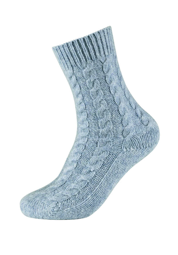 Camano Women cosy cable stitch Socks 1p
