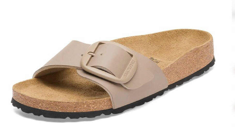 Birkenstock Madrid BB BF Gray Taupe Tonal Buckle
