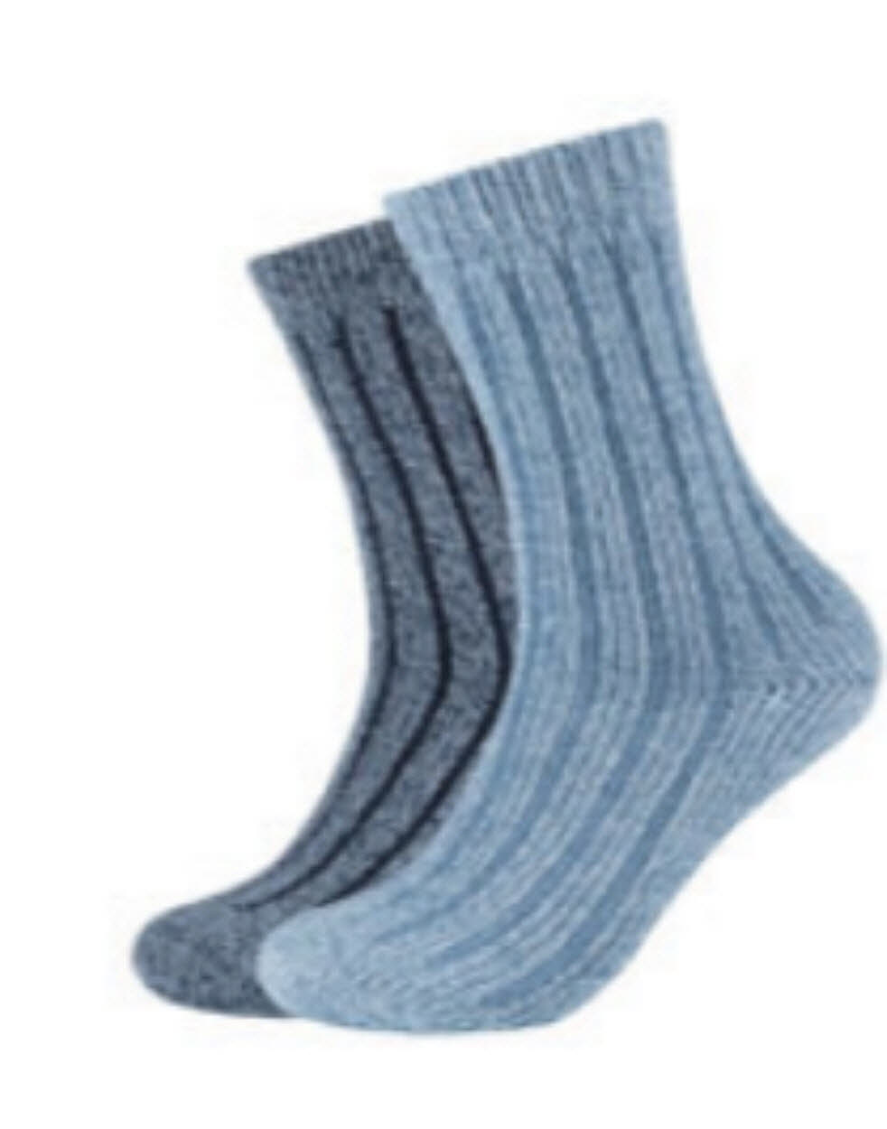 Camano Unisex hygge sustainable rib Socks 2p
