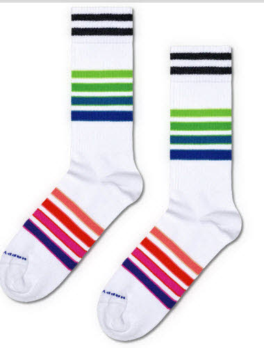 Happy Socks Street Stripe Sneaker Sock