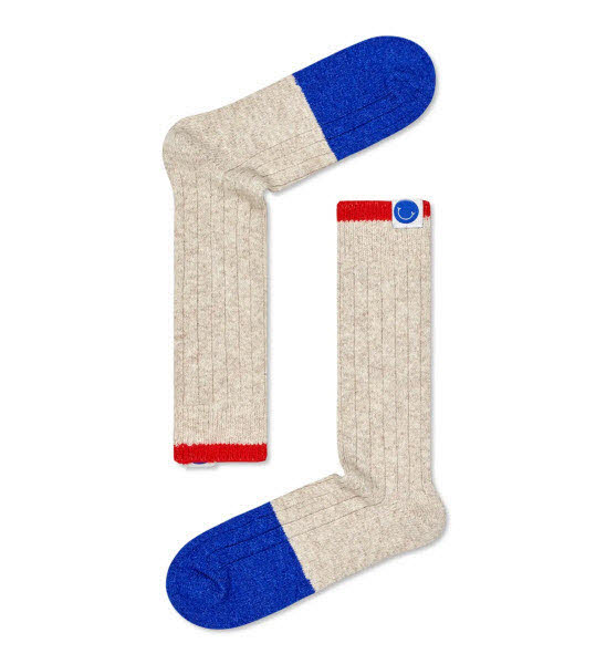 Happy Socks Heavy Knid Blockes Sock