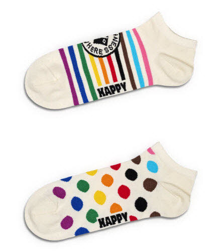 Happy Socks 2-Pack Pride Low Socks