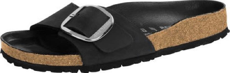 Birkenstock Madrid Big Buckle FL Black HEX