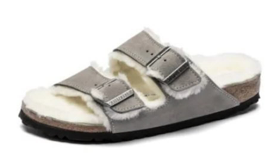 Birkenstock Arizona VL Shearling Stone Coin