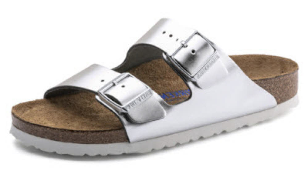 Birkenstock Arizona SFB LENA Metallic Silv