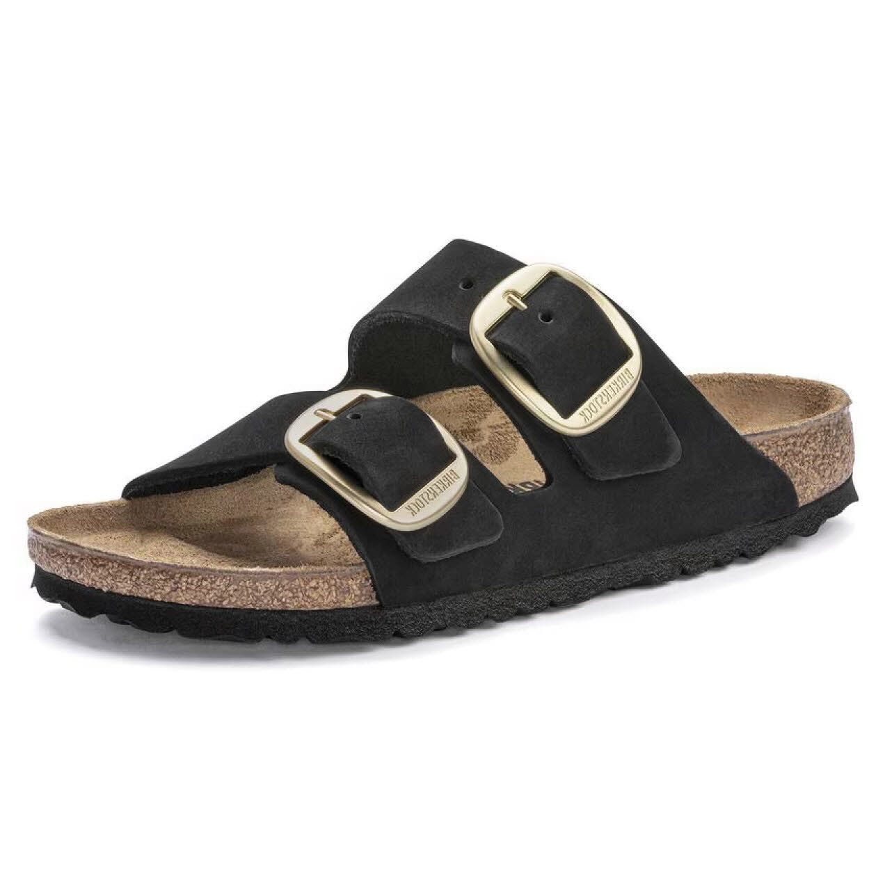Birkenstock Arizona Big Buckle LENB Black (gold)