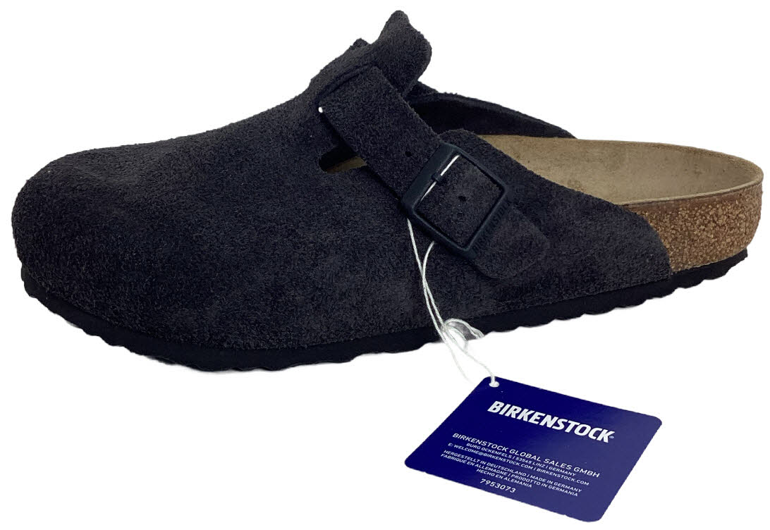 Birkenstock Boston LEVE Velvet Grey