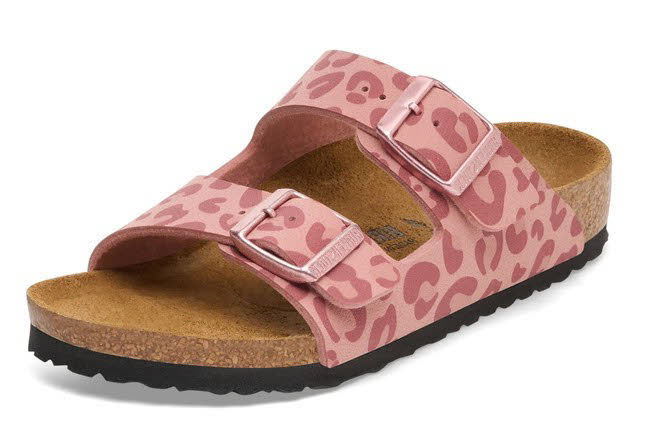 Birkenstock Arizona Kids BFBC Print Leo Pink Clay