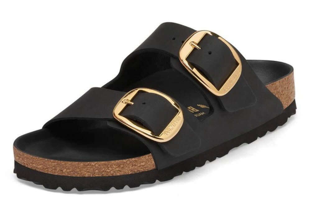 Birkenstock Arizona Big Buckle LEOI Black/Gold HEX