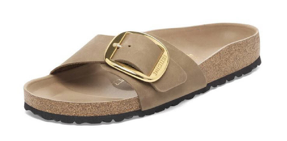 Birkenstock Madrid Big Buckle LEOI Tabacco Brown HEX