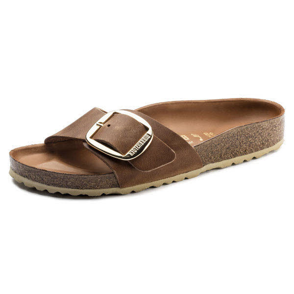 Birkenstock Madrid Big Buckle FL Cognac HE